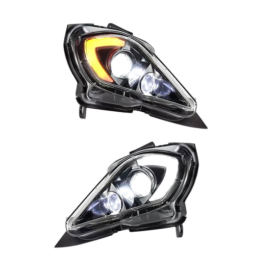 1Pair LED Headlights for YAMAHA 250 350 700 YFZ Wolverine 5TG-84310-03-00