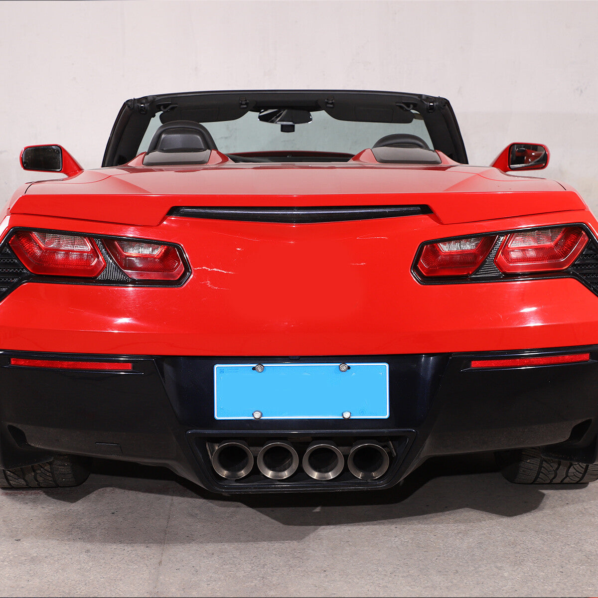 Carbon Fiber Dashboard Tachometer Panel Trim Cover for Corvette C7 2014 - 2019 - v