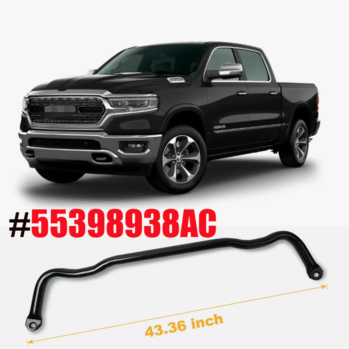 Suspension Stabilizer Bar Front 55398938AC For 2011-2018 for Ram 1500 n