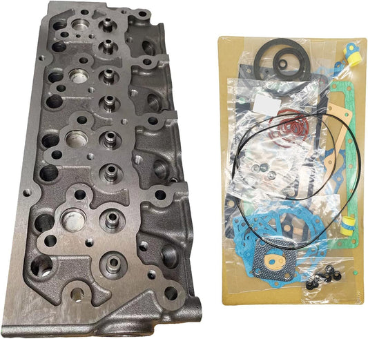 Complete Cylinder Head + Full Gasket Kit for Mitsubishi S4L S4L2 Engine Loader Q