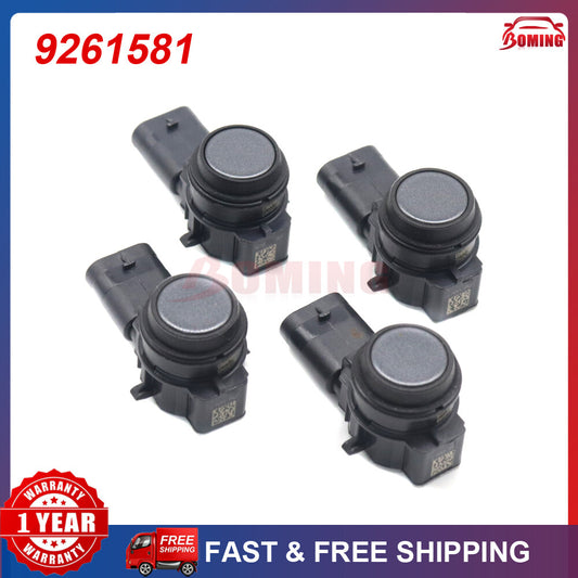 Suitable for BMW 1, 2, 3, and 4 Series 2010 - 18 9261581 0263033268 PDC Parking Assist Sensors (4-piece set) Q