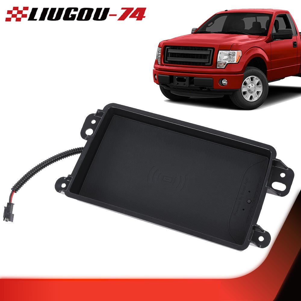 New Wireless Phone Charging Kit Fits 09-14 for F150 Trucks (Full Console) - v