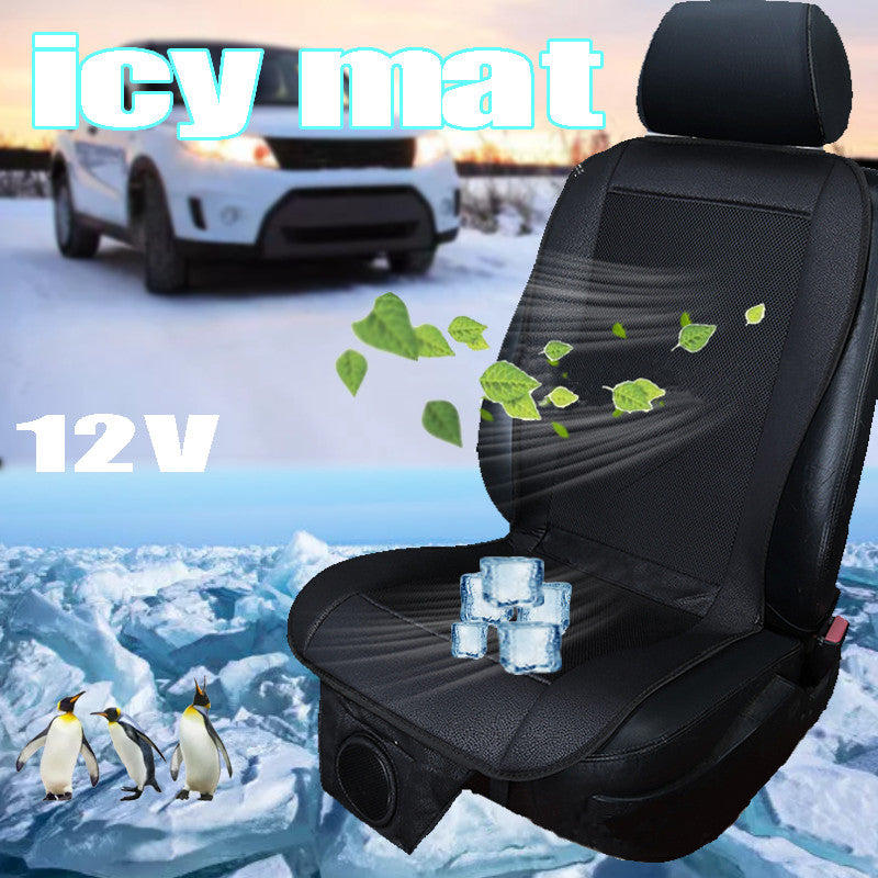 Car Accessories Cooling for Seat Cover Front for Seat Cushion 12V Summer Cooler Pad Blac