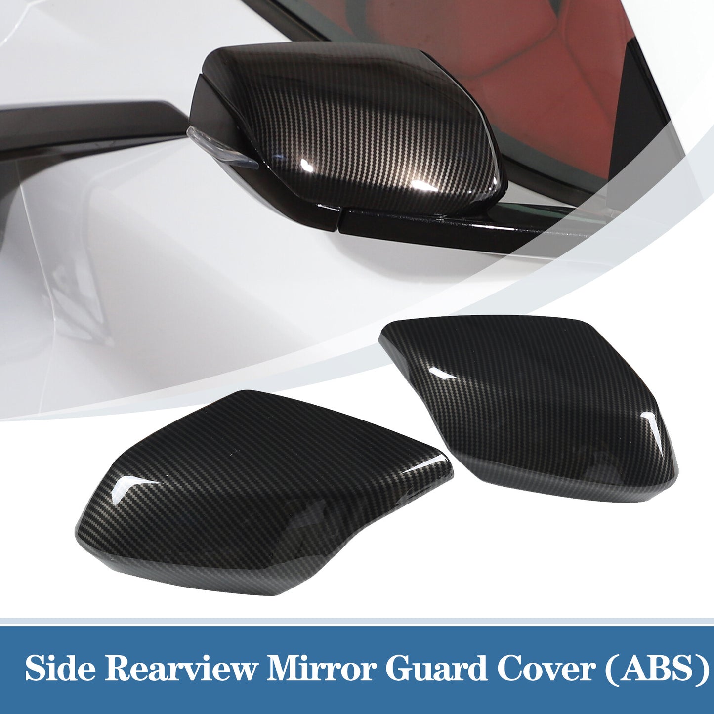 Carbon Fiber ABS Console Gear Shift Both Sides Trim for Humme-r H2 2003-07 - v