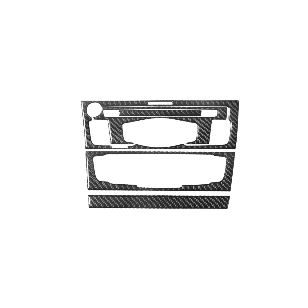 Red Front Door Handle Frame Trim Cover Panel Carbon Fiber for Jaguar XF 2009-11 v