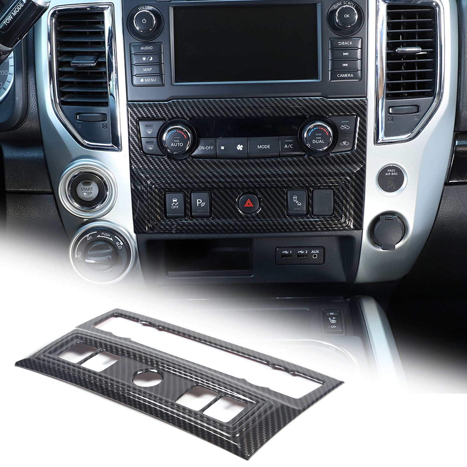 Black tailgate flagpole searchlight bracket installation suitable for FJ Cruiser 2007-21- v