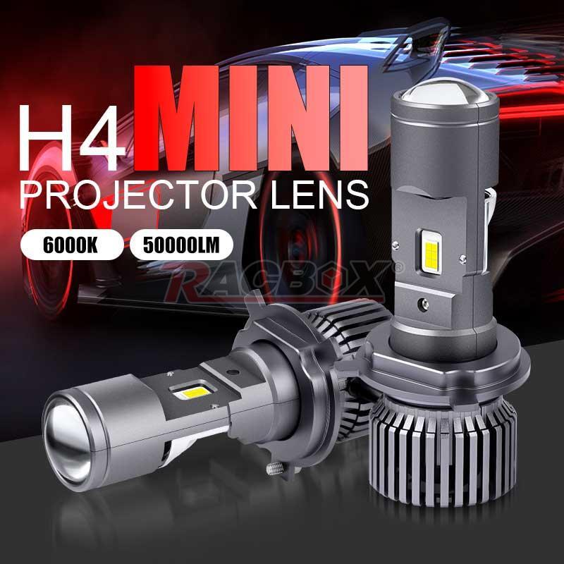 H4 6000K for Mini Bi-LED Projector LED Lens LHD Hi/Lo Beam Bulb Headlight Retrofit