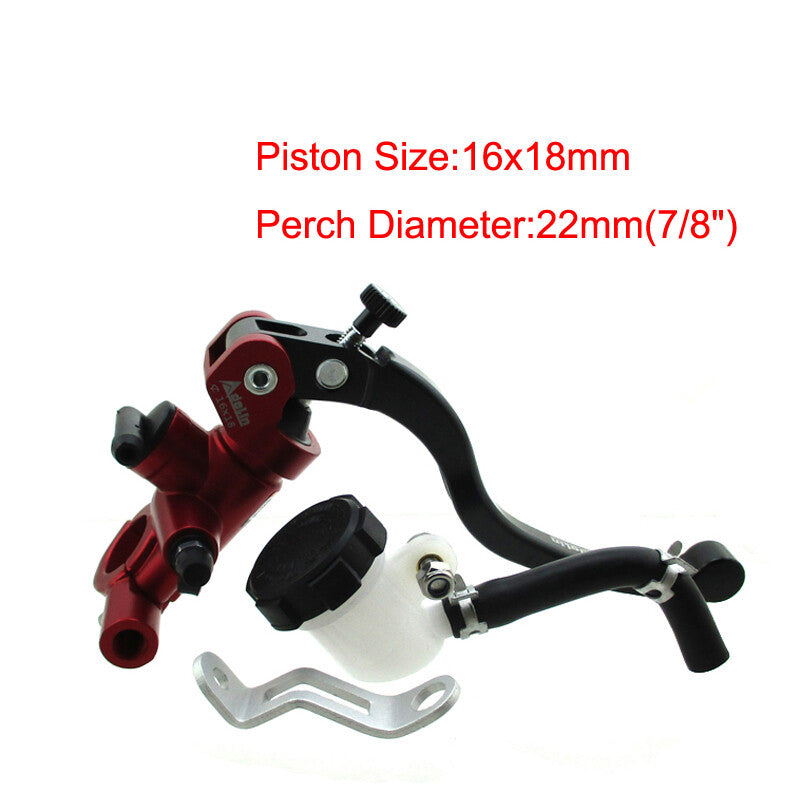Right Adelin Brake Master Cylinder Hydraulic 16x18mm Piston for Motorcycle