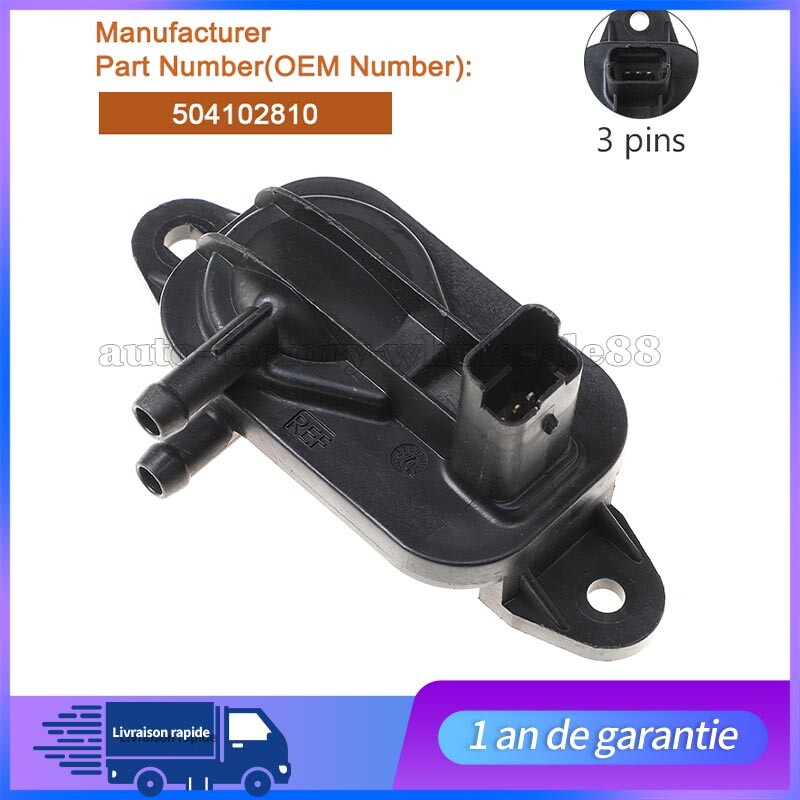Capteur de Pressure des Gaz d'échappement 504102810 Pour for Fiat Ducato for Peugeot 307 n