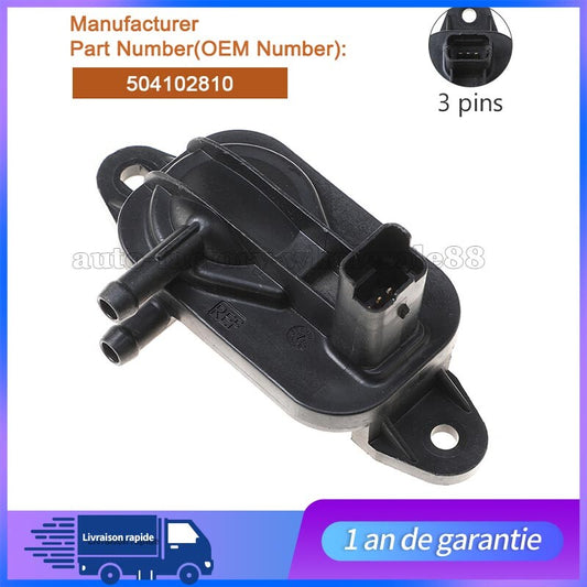 Capteur de Pressure des Gaz d'échappement 504102810 Pour for Fiat Ducato for Peugeot 307 n