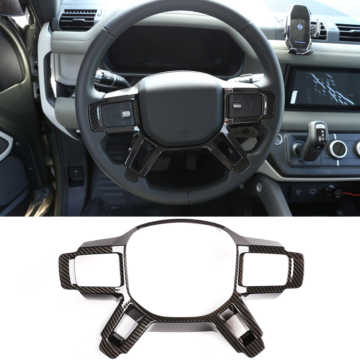 for 2017 - 2022 2023 2024 for TITAN 2 DOOR HANDLE COVER WITH for SMART GLOSS BLACK-. v
