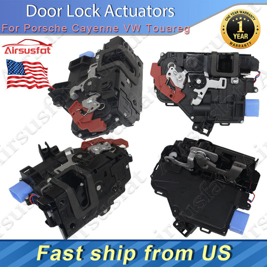 4PCS FrontRear Door Lock Latch Actuators Fit for Porsche for Cayenne for VW Touareg US