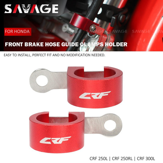 Front Brake Hose Guide Clamps Holder for HONDA CRF 250L CRF250RL CRF 300L 2024 Q