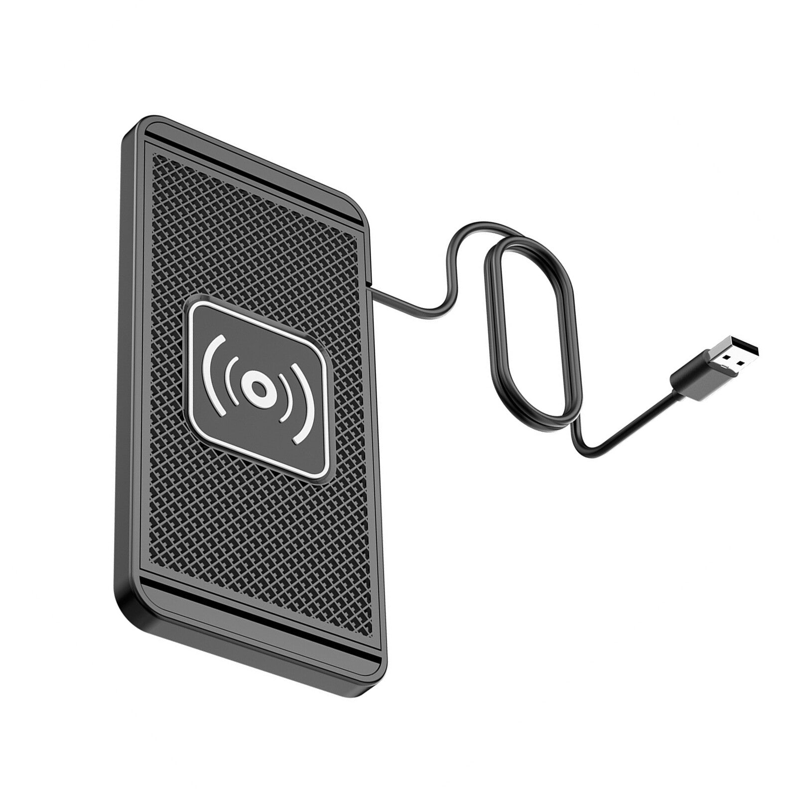 USB Non-slip Silicone Car Wireless Quick Charger Charging Pad Dashboard Mount