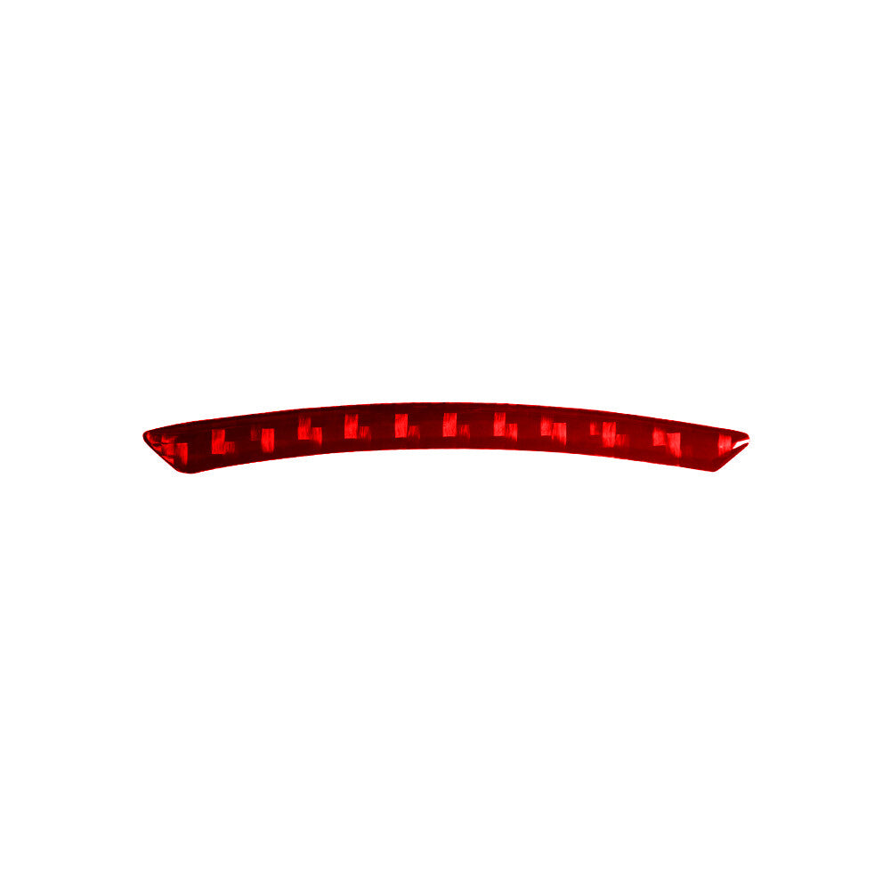 Red Carbon Fiber Speedometer Upper Strip Cover Trim for Ford Fiesta 2011-2015