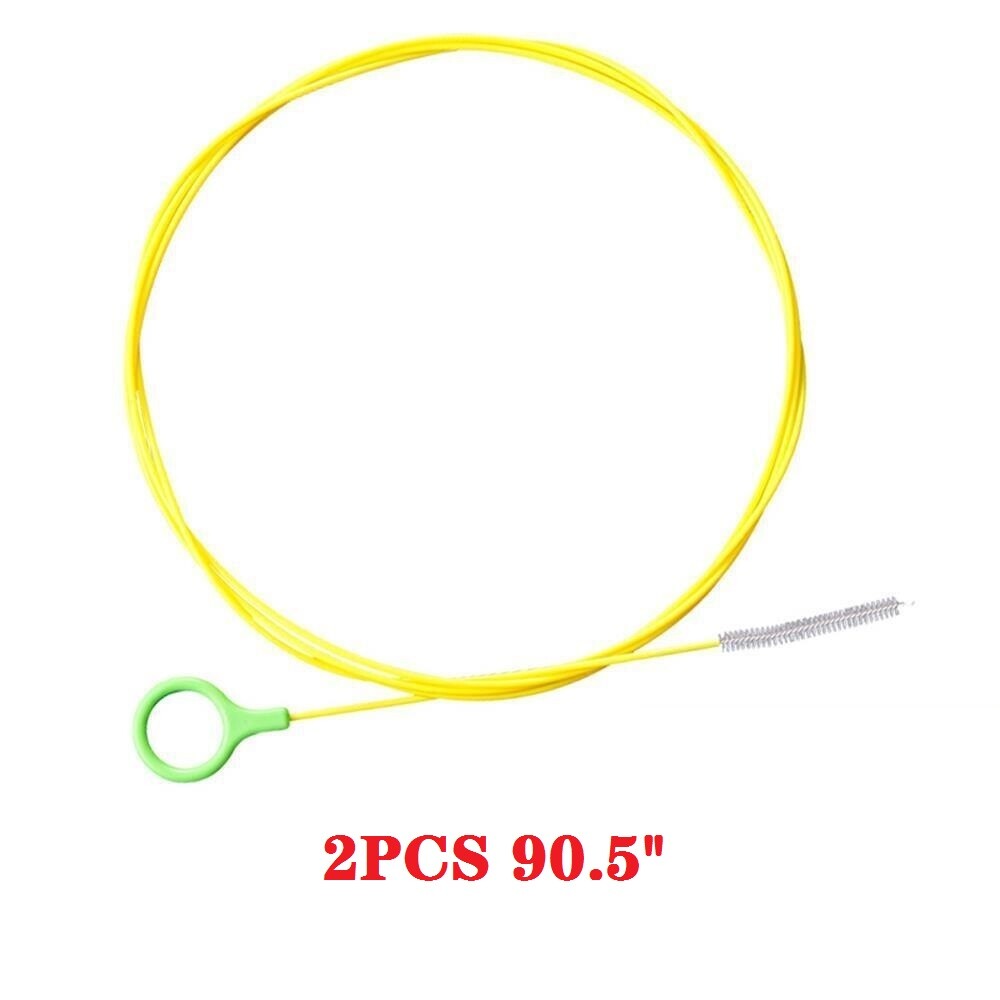 2 x 230 cm Cleaning Brush Flexible Car Drain Dredging Sunroof Tool Universal n