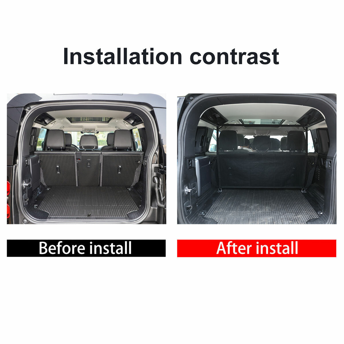 Gear Shift console side storage box, black, for Mercedes-Benz G-Class 2004-2011. Q