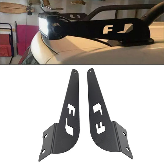Pair Straight/Curved Light Bar Mount Bracket for Toyota FJ Cruiser 2007-2014