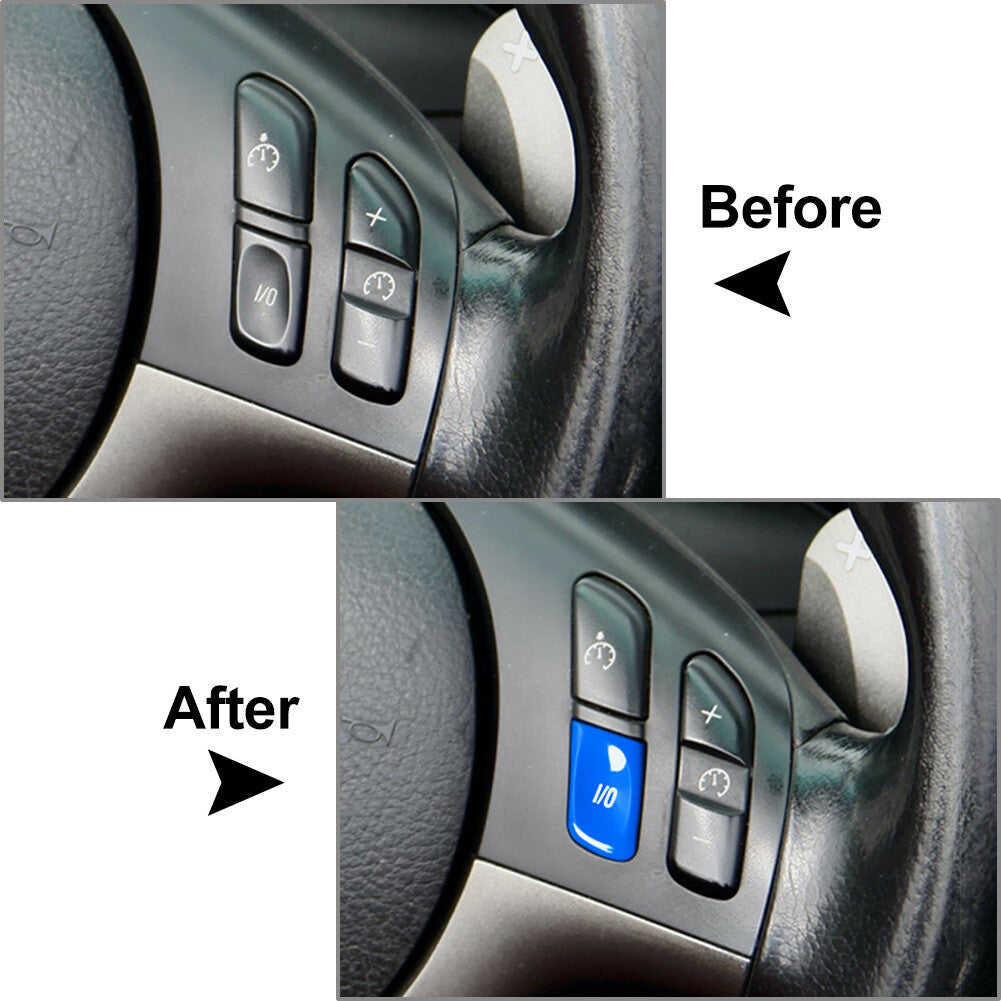 for BMW F Chassis 3 Series E46 M3 98-06 Steering Wheel VO I/O Switch Button Trim