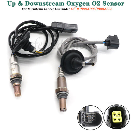 Two oxygen (O2) sensors are compatible with Outlander Lancer 2.0L and 2.4L models 1588A228 and 1588A144-. v