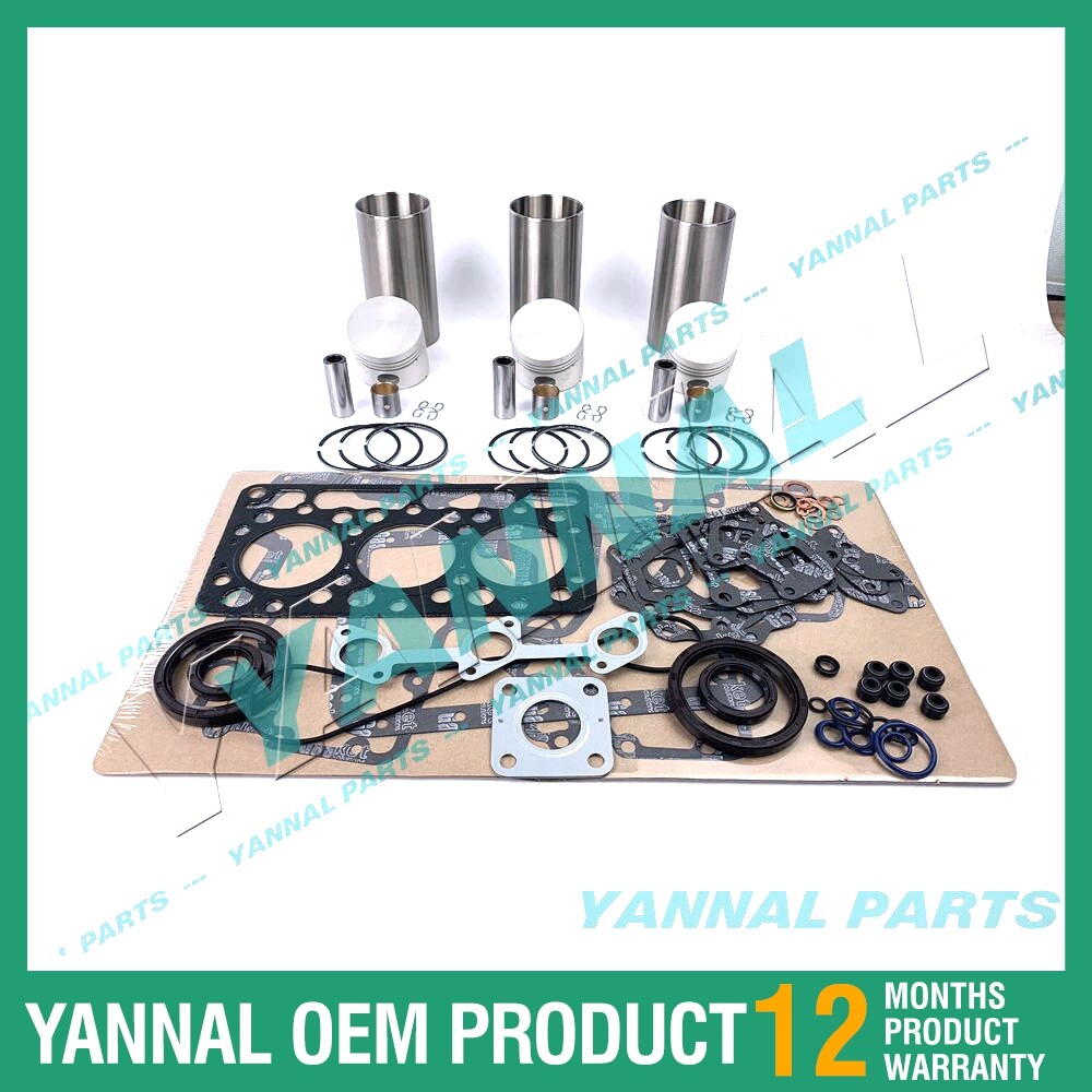 D750 Overhaul and Reconstruction Kit with Complete Gaskets for Kubota Diesel Engines