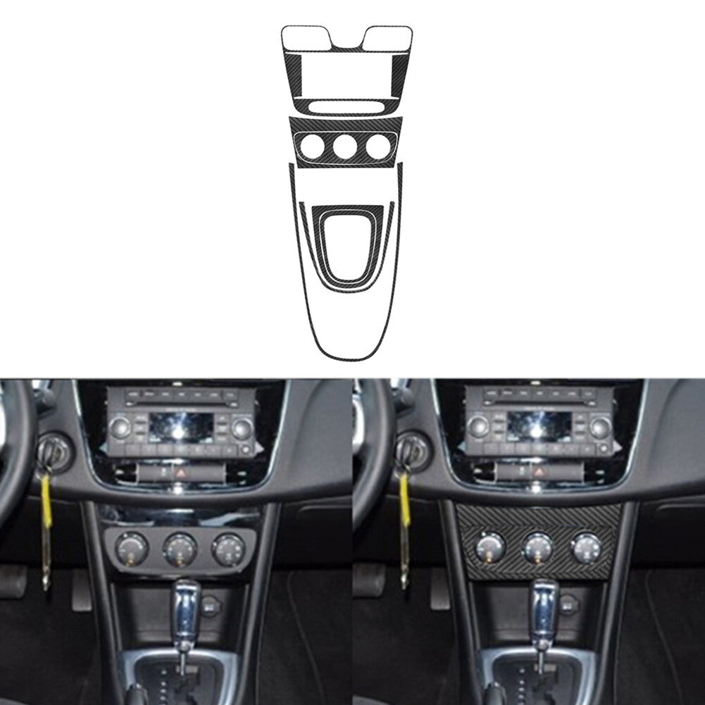 4X Red Carbon Fiber Door Lift Switch Panel Cover Trim For Explorer 2020-23 v