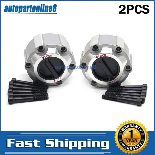 2-Piece Manual Locking Wheel Hub - 28 Spline 40250-2S610 for Nissan D21 Base/SE/XE Pickup Units Q