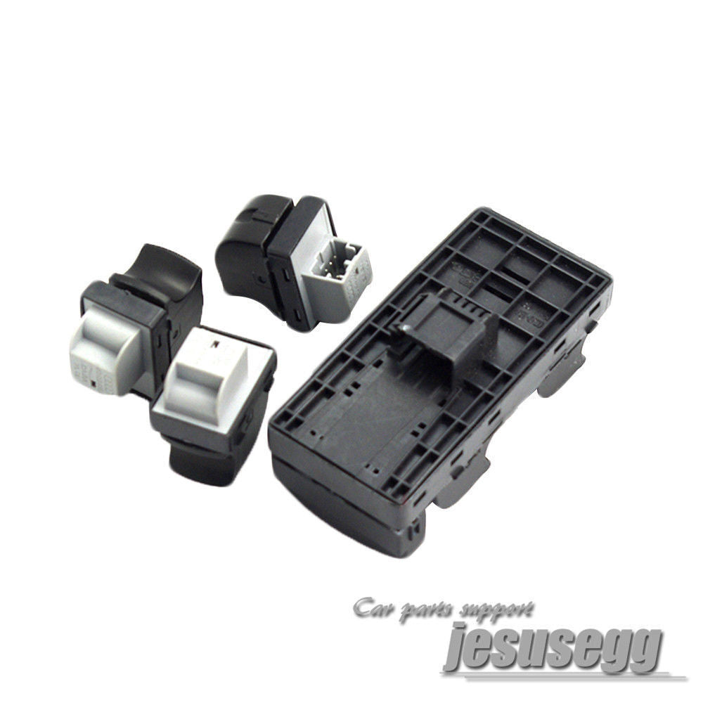 Set of 4 Window Master Electric Control Switch Panel 3+1 for Audi A3 S3 A6 S6 Q7