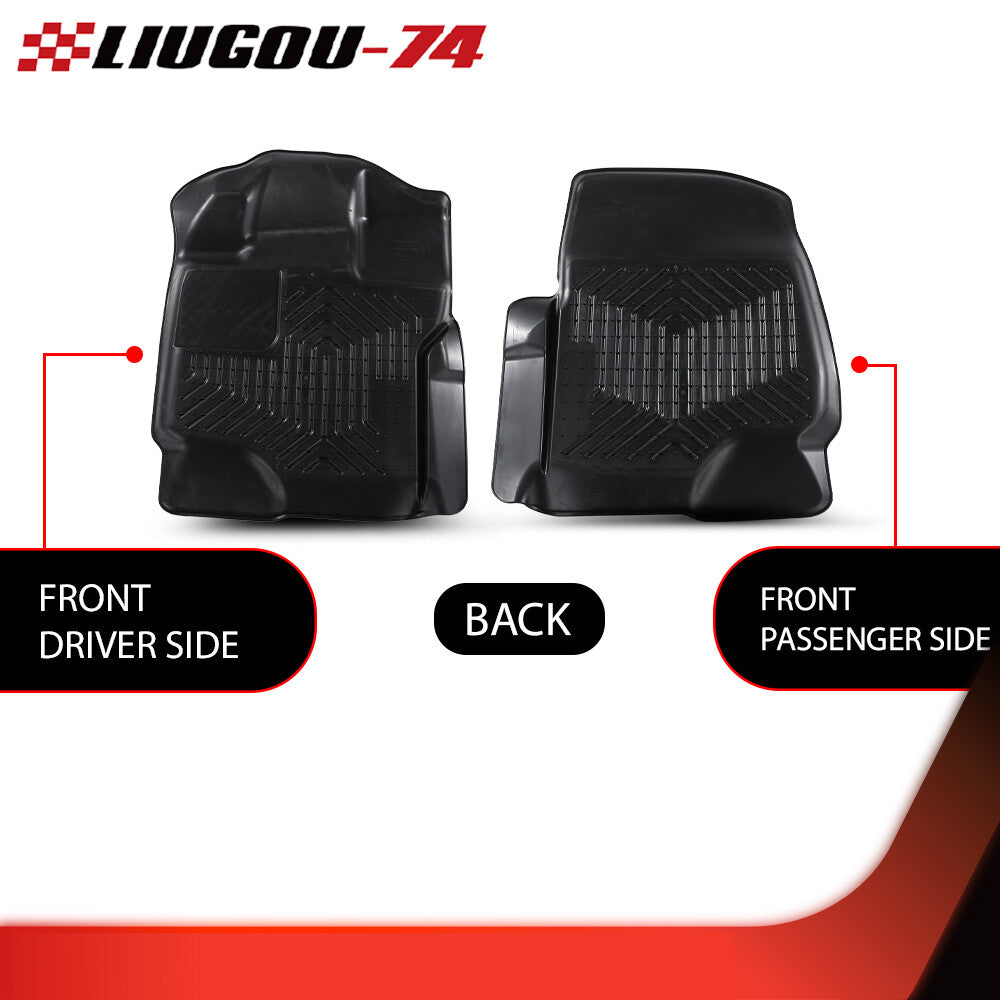 All-weather floor mat lining suitable for 2015-2024  for ford  F-150 F150 Super Crew cab. Q