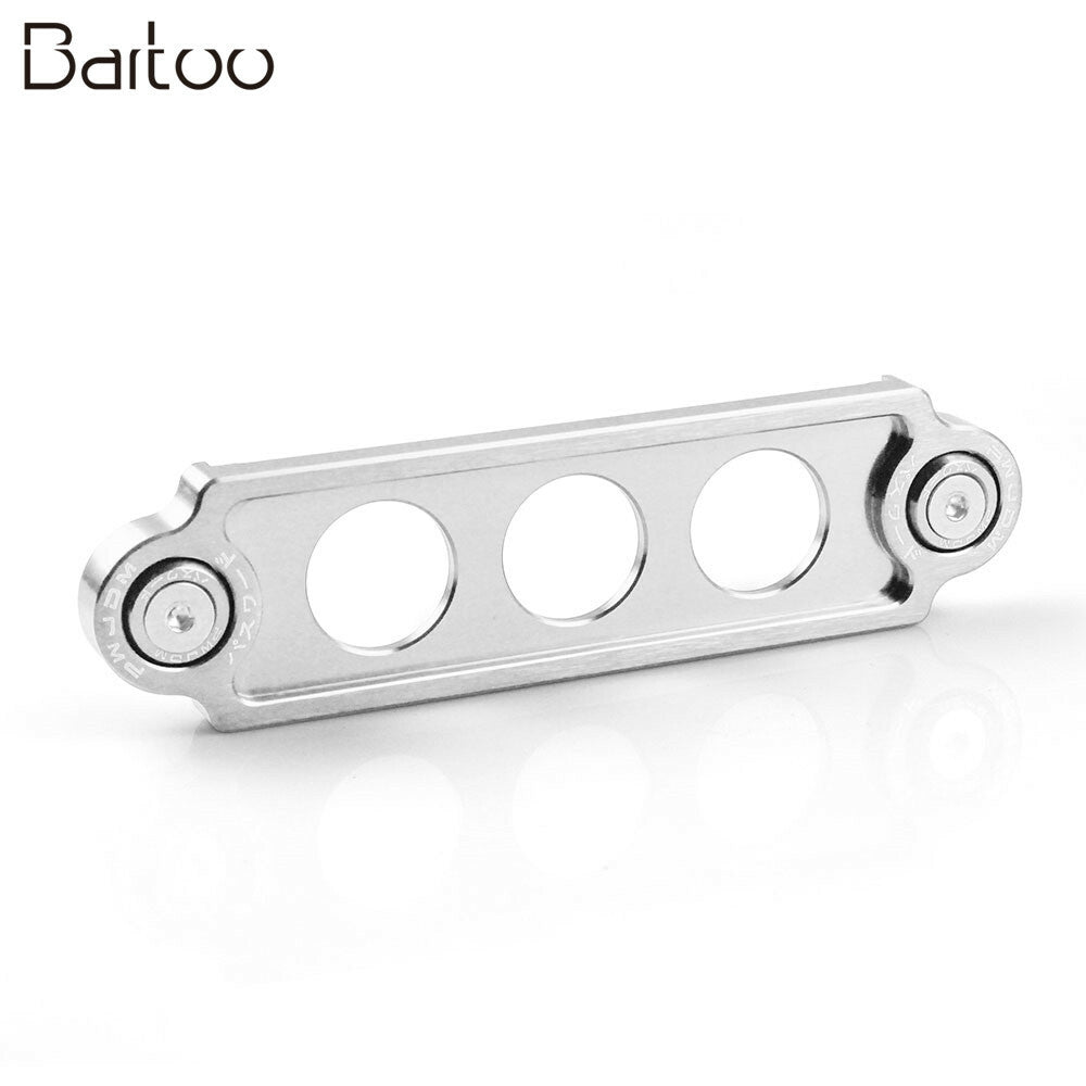 Silver Battery Tie Down Hold Bracket Lock Anodized for Honda for Civic CRX 88-00 Q