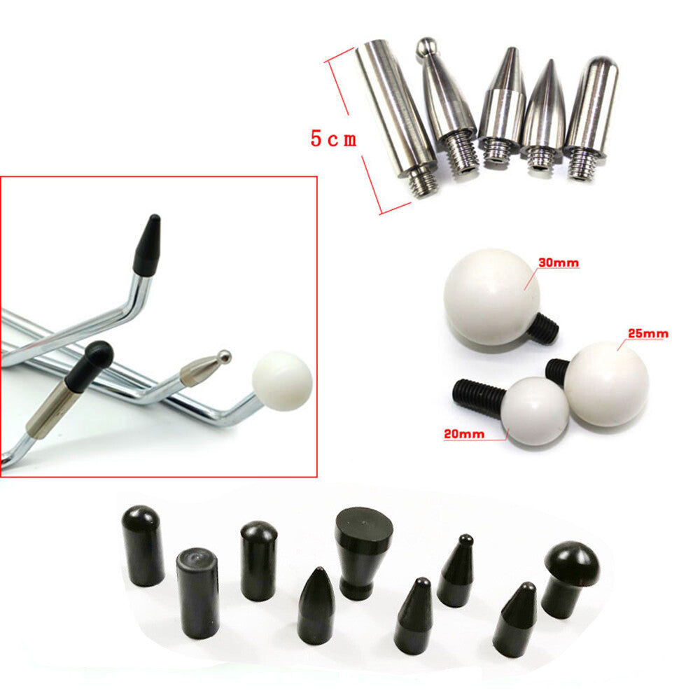 Body Removal Kits Pdr Hook Repairing Tools, Car Dent Repair Tools Rod Tips M8 v