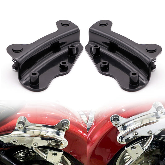 Black 4 Point Docking Hardware Kits for Harley Touring FLHT FLHX FLHR FLTR 09-13 Q