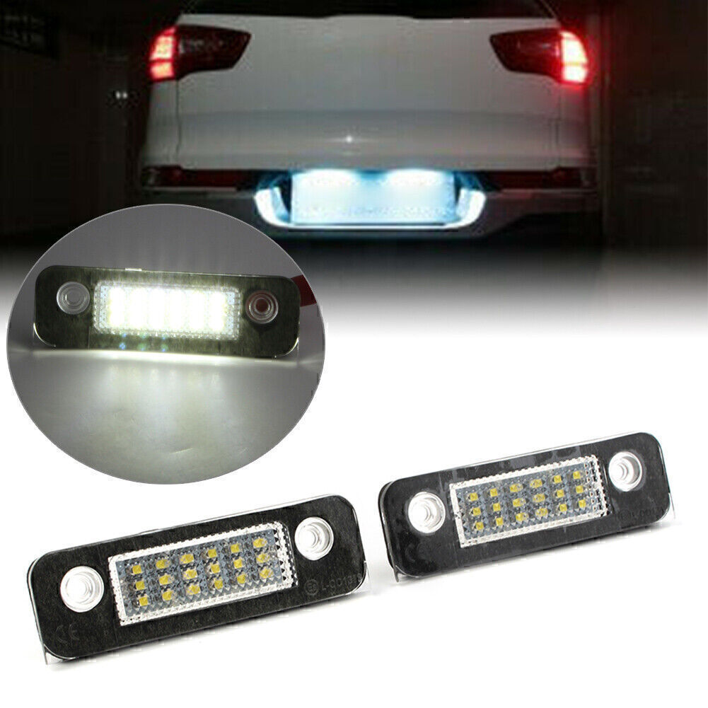 18-LED Number License Plate Light Lamp Bulb Fit for Ford Fiesta Fusion MK2 Modeo Car