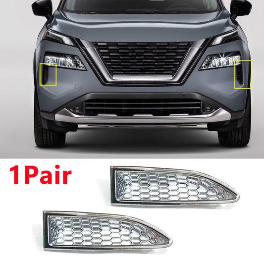 Suitable for 2021 for Nissan Rogue - 22 1 Dual headlight under-lamp air intake cover trim