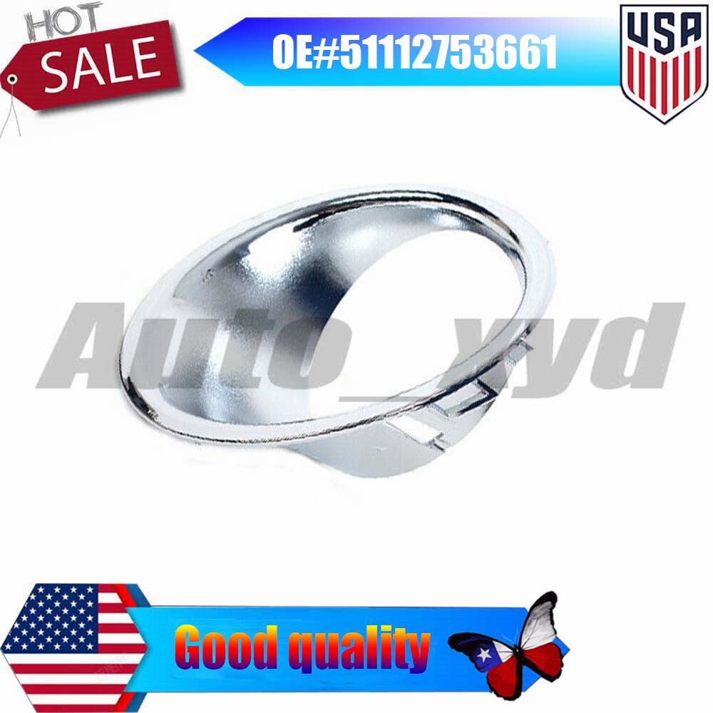 51112753661 1x Left Front Fog Light Lamp Trim Ring Cover for BMW for Mini Cooper