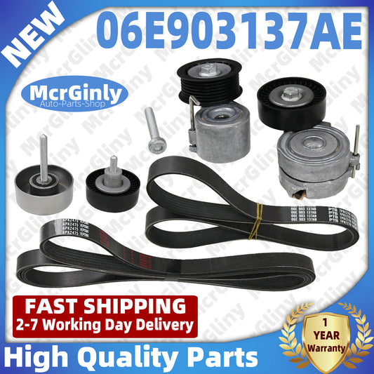 3.0T drivetrain with kit for Audi Q7, Touareg CJTC CJWC CTWB CTWA 6PK2475 7PK1270 - n