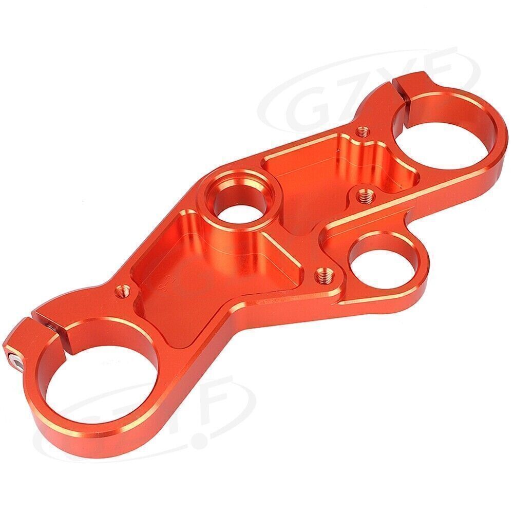 Orange Upper Front Triple Tree End Top Clamp for Suzuki GSXR600 750 GSXR1000 Q