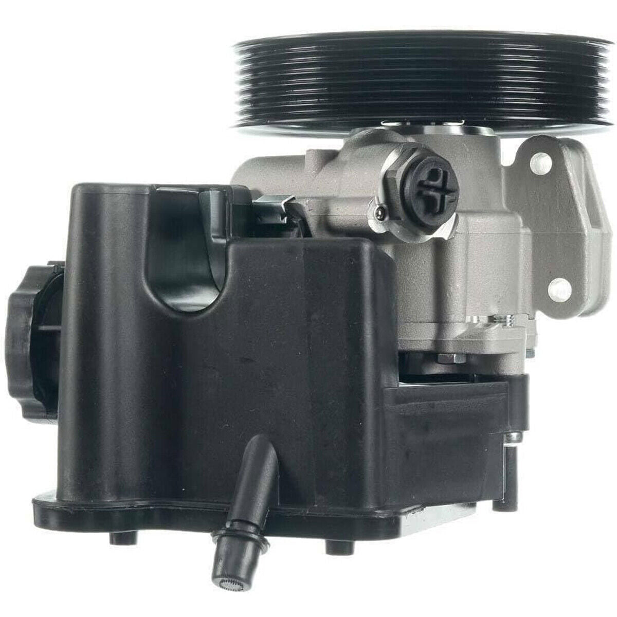 Fits for Mercedes C-Class W203 CL203 C230 Power Steering Pump w/ Pulley & Reservoir Q