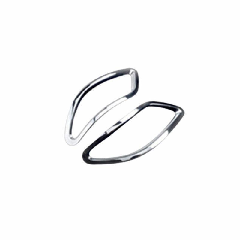Fit for Lexus RX350 450h 2009-2015 Chrome Rear Fog Light Lamp Frame Trim 2pcs