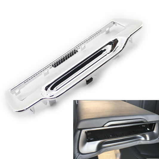 New Chrome Rear Armrest Cup Holder Trim for Audi for A6 A7 2011-2017 RS6 RS7 1pcs Q