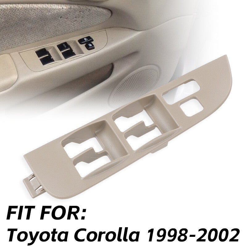 Left Side Master Power Window Switch Bezel Trim fit For 1998-2002 for Toyota for Corolla