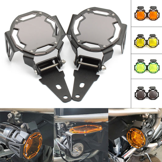 Motorcycle Flipable Fog Light Protector Guard Cover for BMW R1250GS F750GS G310R Q