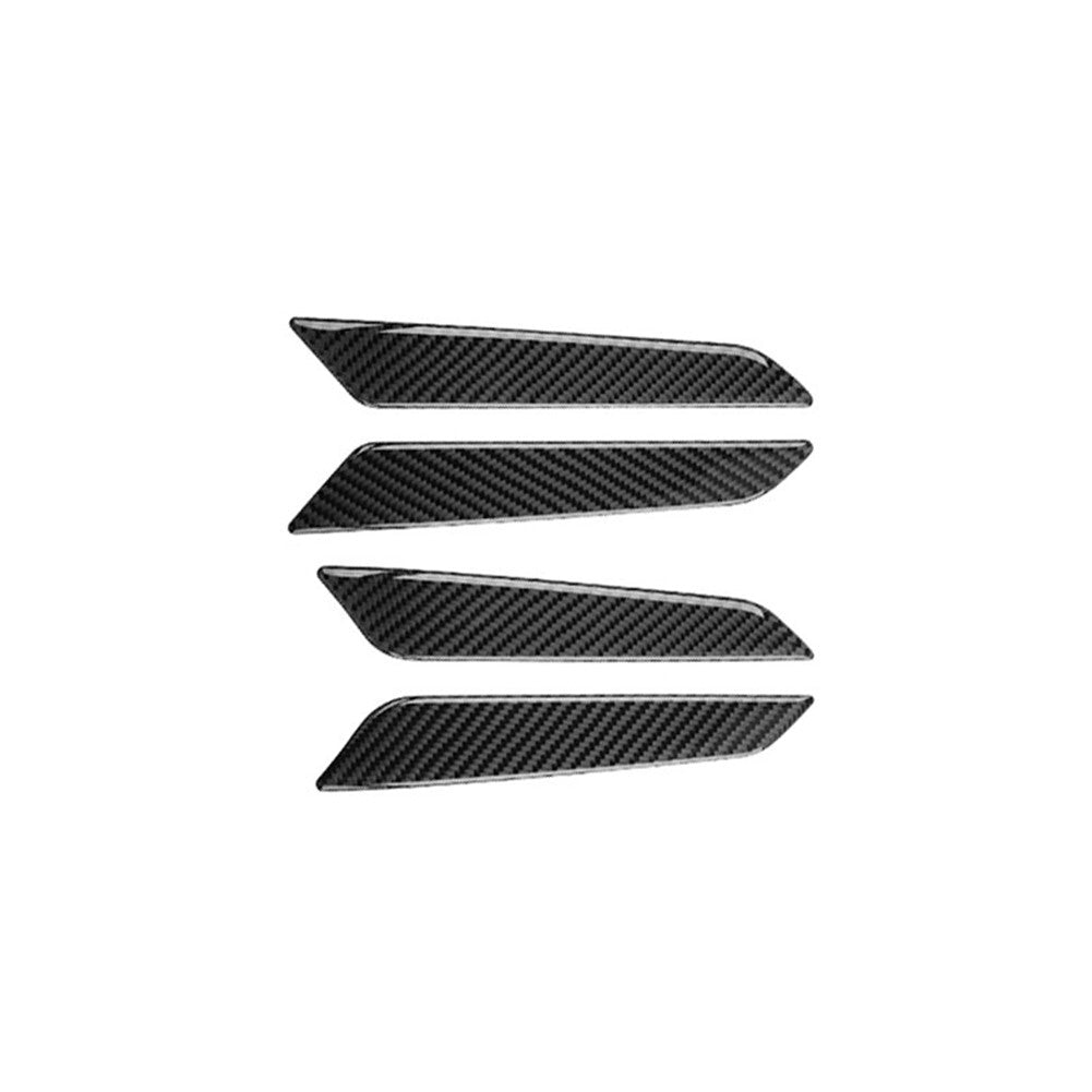 2Pcs Carbon Fiber Inner Air Vent Outlet Cover Trim For Macan 2014-2019 v