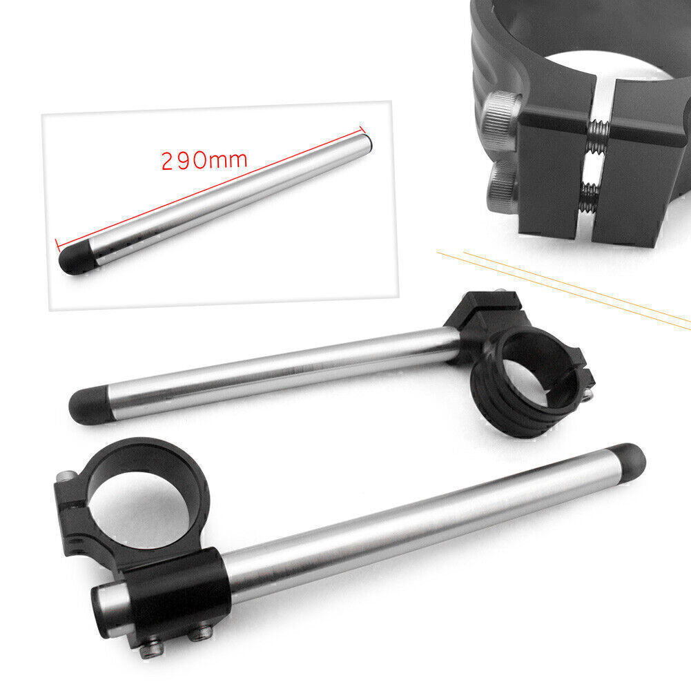 Motorcycle 50mm Clip On Ons Handle Bar Fits for Honda CBR 1000RR 2004-2012 CNC Q