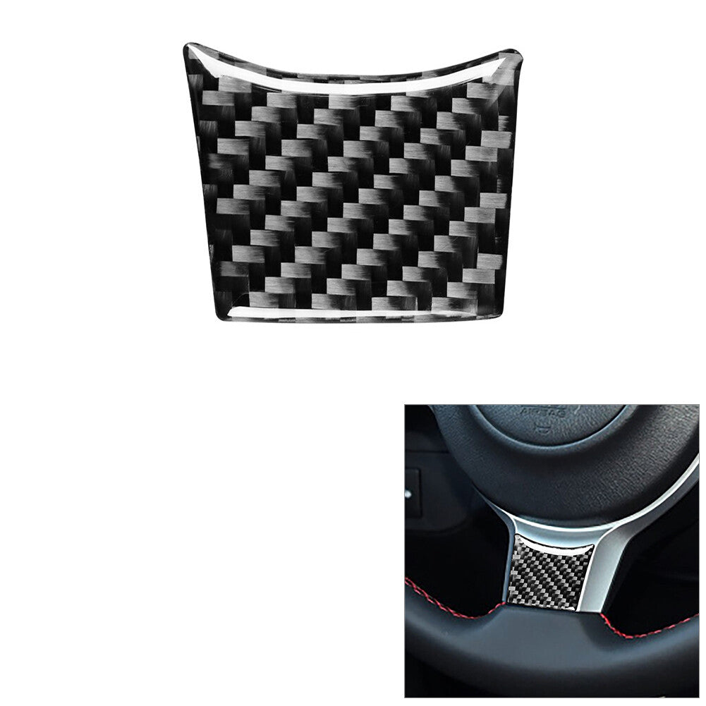 Carbon Fiber Steering Wheel Lower Cover Trim for Subaru BRZ for Toyota 86 2017-2019