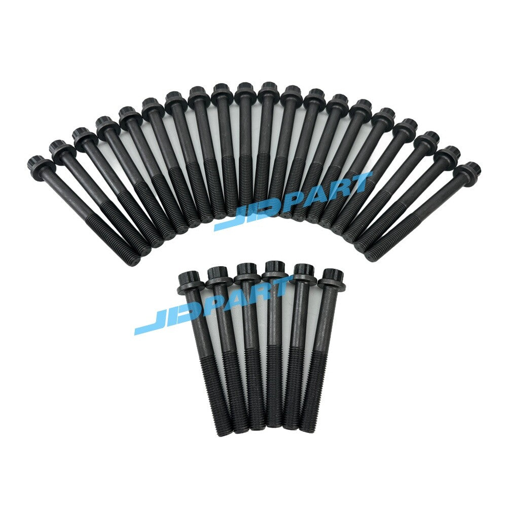 Suitable for Isuzu 26-piece 6BG1 cylinder head bolts for excavator engines -