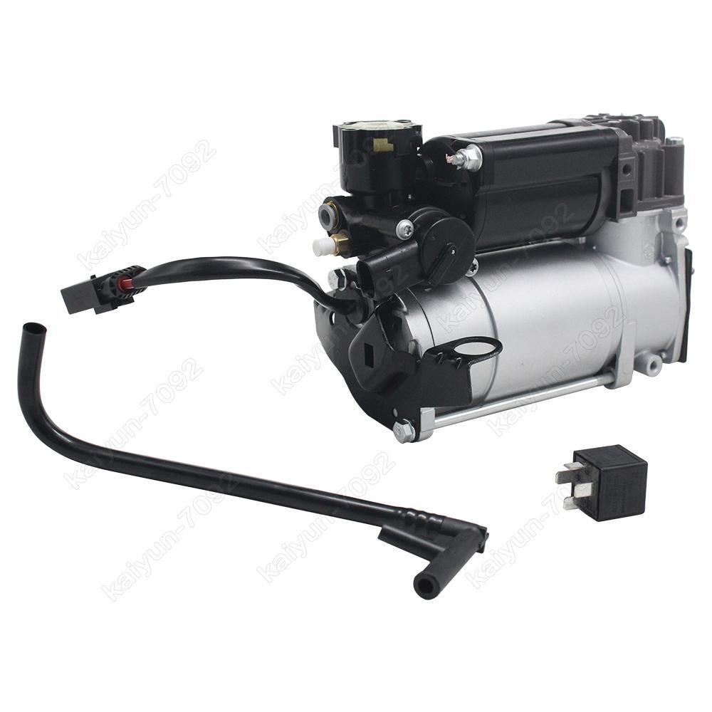 Air Suspension Compressor Pump W/Pipe Relay for Mercedes W220 W211 W219 Airmatic