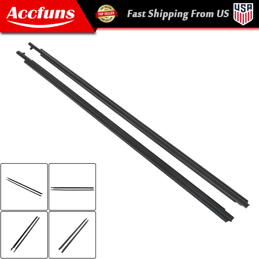 Suitable for 05 - 2010 for Scion tC left door + right door glass window Weatherstrip seal 75711-2103- n