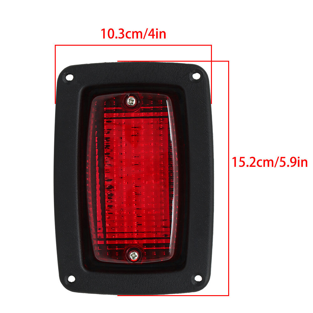 2-piece for golf cart LED taillights, 3-line rear taillights, one pair suitable for club cars for DS - n