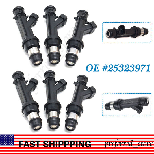 6-piece fuel injector kit for Impala Venture and for Buick Century 3.4L 25323971- v